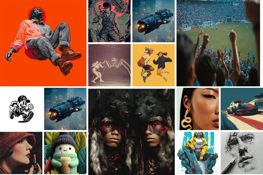 Gallery of different music segments